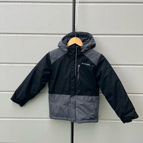 Columbia Kids' Toddler Lightning Lift Jacket Medium Black/Graphite Boys S(8) - Picture 1 of 7